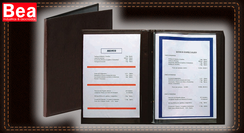Nos - CARTAS PARA RESTAURANTES, EMENTAS PARA RESTAURANTES 